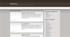 Desktop Screenshot of kinofilmy.cz