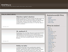 Tablet Screenshot of kinofilmy.cz